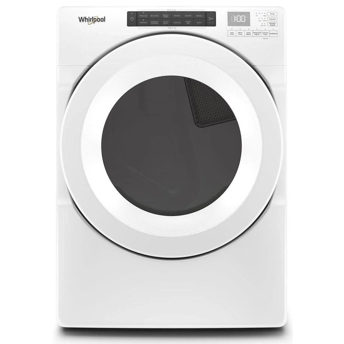 Whirlpool WGD5620HW 7.4 Cu. Ft. Front Load Gas Dryer with Intuitive